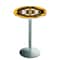 Holland Bar Stool Co 36" Stainless Steel Boston Bruins Pub Table L214S3628BosBru - alternate 1